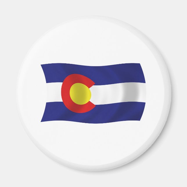 Imã Ímã de Bandeira do Colorado (Frente)