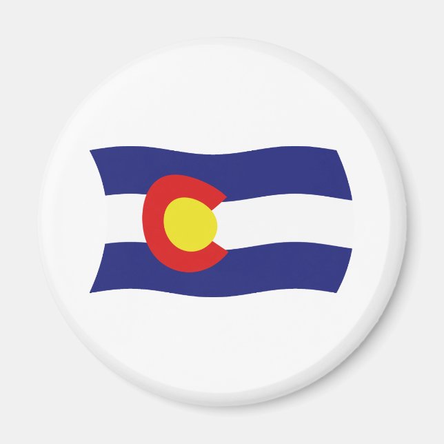 Imã Ímã de Bandeira do Colorado (Frente)