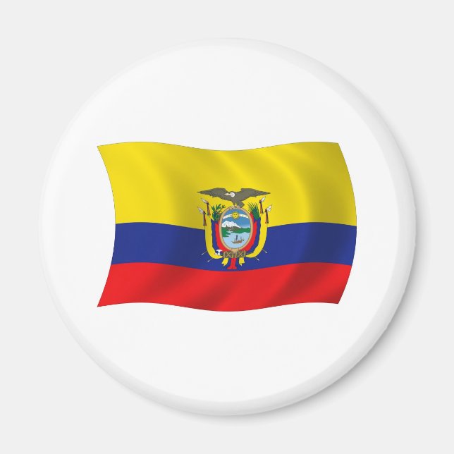 Imã Ímã de Bandeira do Equador (Frente)