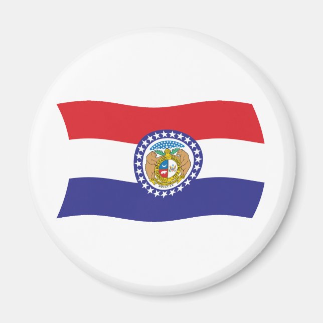 Imã Ímã de Bandeira do Missouri (Frente)