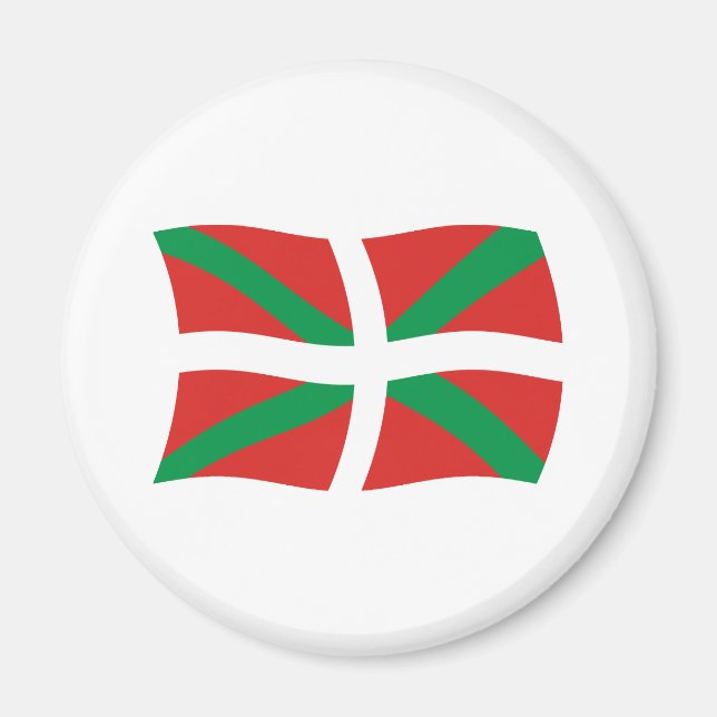 Imã Ímã de Bandeira do Povo Basco (Frente)