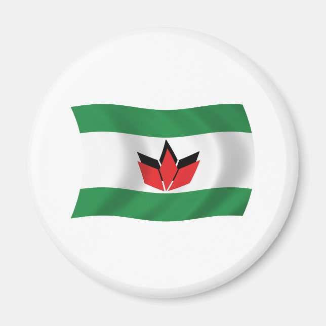 Imã Ímã de Bandeira do Povo Húngaro (Frente)