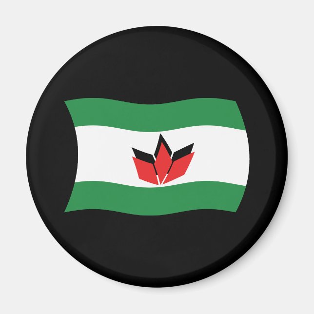 Imã Ímã de Bandeira do Povo Húngaro (Frente)