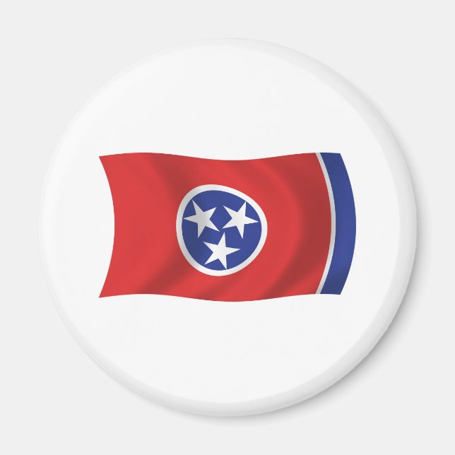 Imã Ímã de Bandeira do Tennessee (Frente)