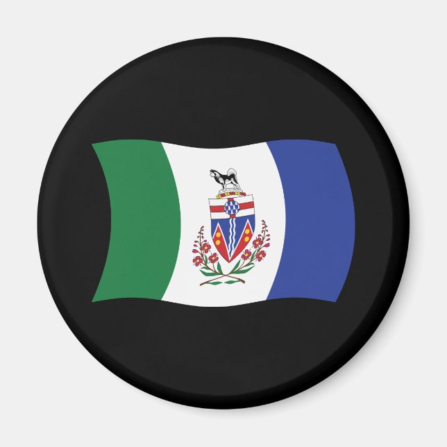 Imã Ímã de Bandeira do Yukon (Frente)
