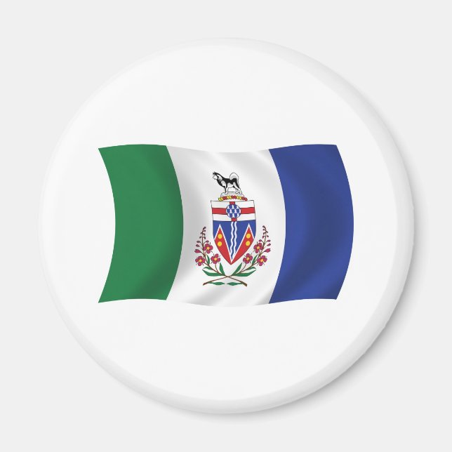 Imã Ímã de Bandeira do Yukon (Frente)