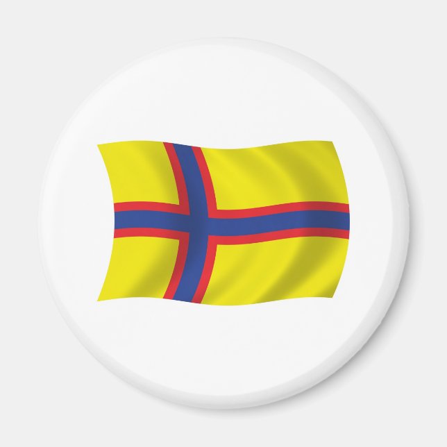 Imã Ímã de Bandeira dos Finlandeses da Ingria (Frente)