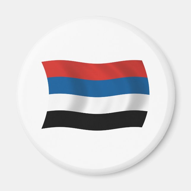 Imã Ímã de Bandeira dos Povos Indígenas da Colômbia (Frente)