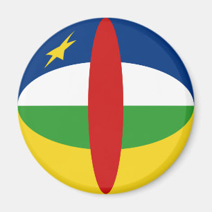 Imã Ímã de Bandeira Fisheye da República Centro-Africa