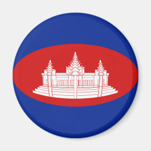 Imã Ímã de Bandeira Olho de Peixe Camboja