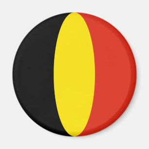 Imã Ímã de Bandeira Olho de Peixe da Bélgica