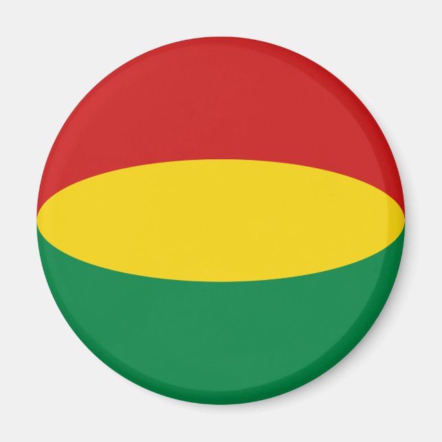 Imã Ímã de Bandeira Olho de Peixe da Bolívia (Frente)