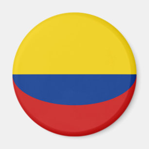 Imã Ímã de Bandeira Olho de Peixe da Colômbia