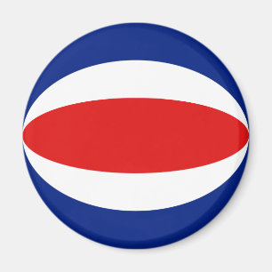 Imã Ímã de Bandeira Olho de Peixe da Costa Rica