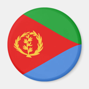 Imã Ímã de Bandeira Olho de Peixe da Eritreia