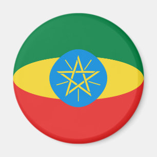 Imã Ímã de Bandeira Olho de Peixe da Etiópia