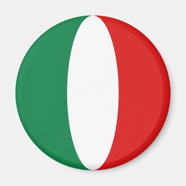 Imã Ímã de Bandeira Olho de Peixe da Itália (Frente)