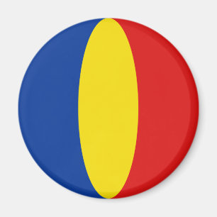Imã Ímã de Bandeira Olho de Peixe da Romênia