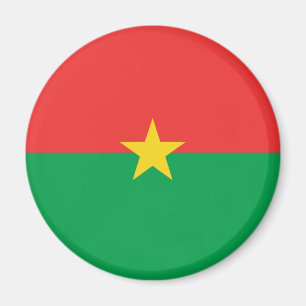Imã Ímã de Bandeira Olho de Peixe de Burkina Faso