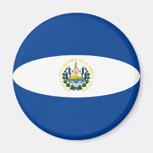 Imã Ímã de Bandeira Olho de Peixe de El Salvador