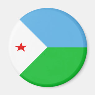 Imã Ímã de Bandeira Olho de Peixe Djibuti
