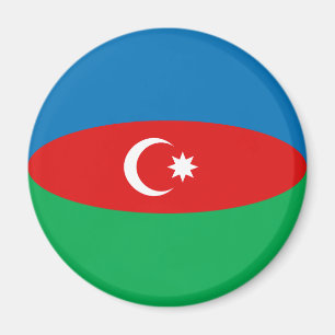 Imã Ímã de Bandeira Olho de Peixe do Azerbaijão