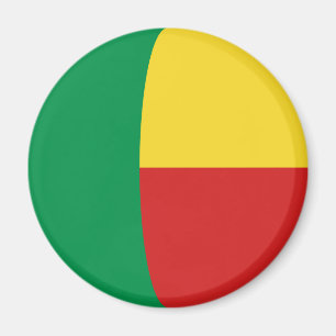 Imã Ímã de Bandeira Olho de Peixe do Benim