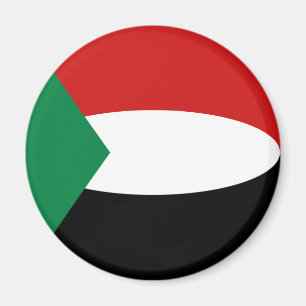 Imã Ímã de Bandeira Olho de Peixe do Sudão