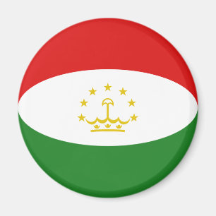 Imã Ímã de Bandeira Olho de Peixe do Tajiquistão