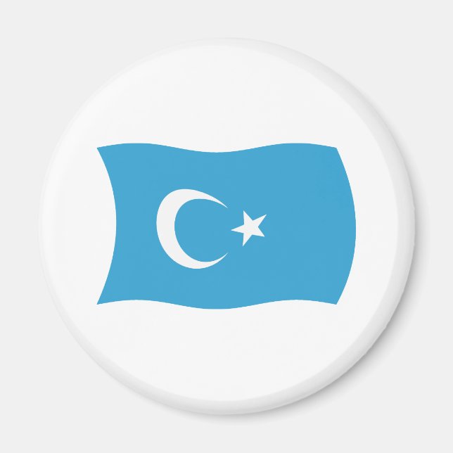 Imã Ímã de Bandeira Uigur de Xinjianj (Frente)