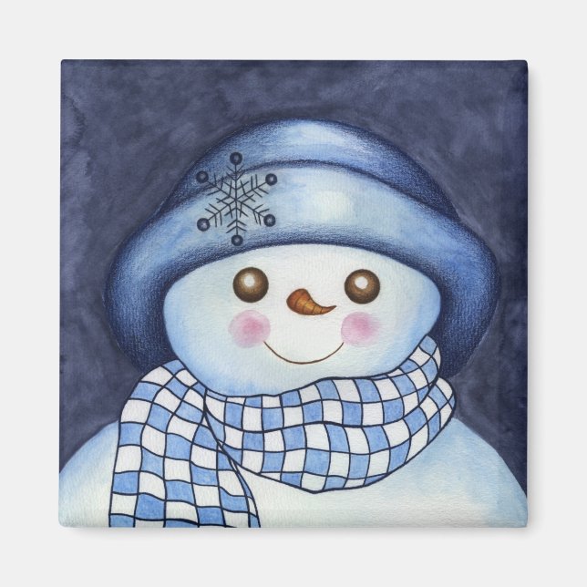 Imã Ímã de Boneco de Neve (Frente)