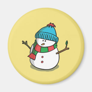 Imã Ímã de Boneco de Neve de Natal