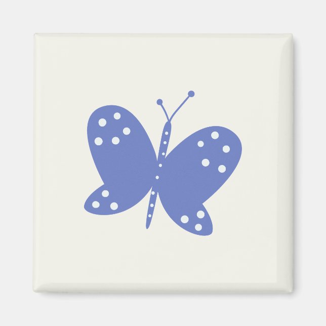 Imã Ímã de Borboleta Azul (Frente)