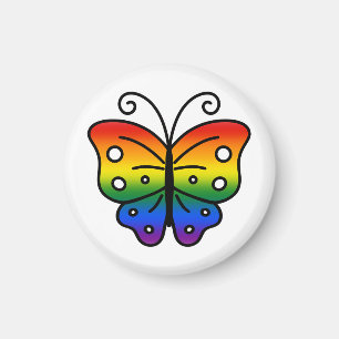 Imã Ímã de Borboleta Orgulho Gay