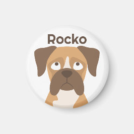 Imã Ímã de Boxer Personalizado, nome personalizado do