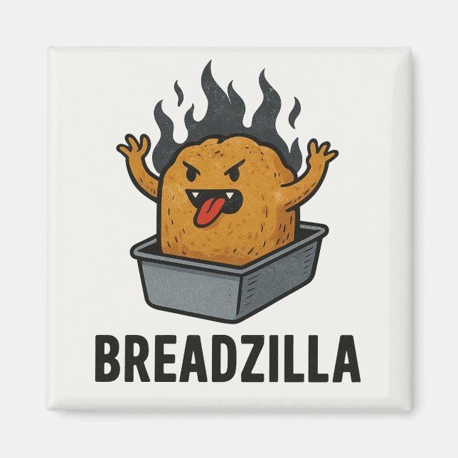 Imã ímã de breadzilla (Frente)