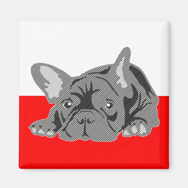 Imã Ímã de Bulldog Francês (Frente)