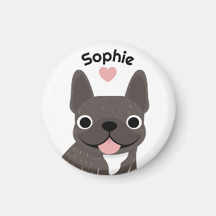Imã Ímã de Bulldog Francês Personalizado, presente Fre