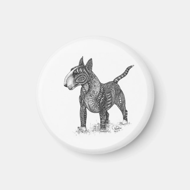Imã Ímã de Bullterrier (Frente)