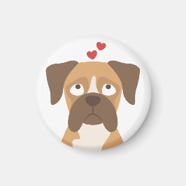 Imã Ímã de Cachorro Boxer, Presente de Cachorro Boxer,