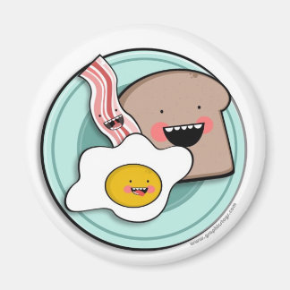 Imã ímã de café da manhã leve