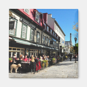 Imã Ímã de Canadá da rua de Vieux Cidade de Quebec