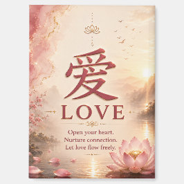 Imã Ímã de Caracter Chinês Amor (愛)