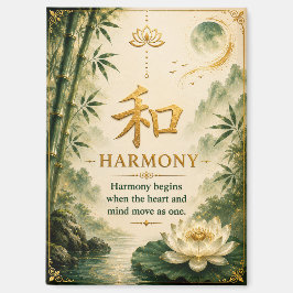 Imã Ímã de Caracter Chinês Harmonia (和)