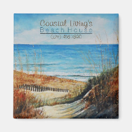 Imã Ímã de Casa de Férias nas Dunas de Areia da Praia