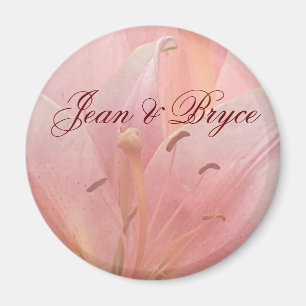 Imã Ímã de casamento Lírio Tigre Rosa