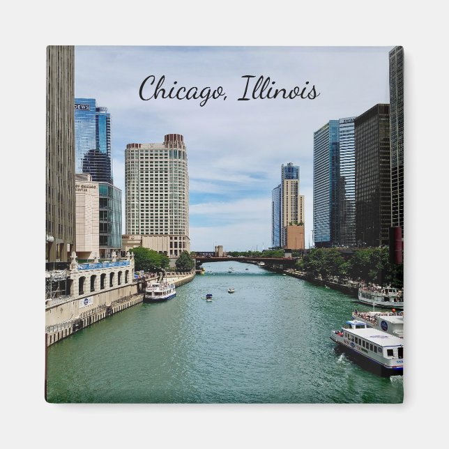 Imã Ímã de Chicago Illinois (Frente)