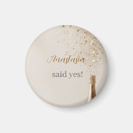 Imã Ímã de Chuva de Noiva Personalizado Ela Disse Sim