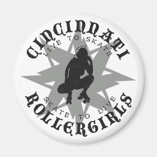 Imã Ímã de Cincinnati Rollergirls