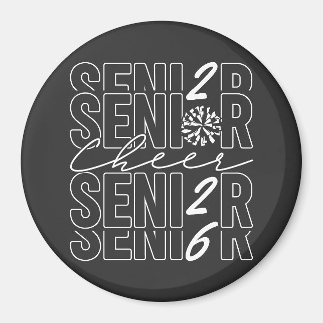 Imã Ímã de Círculo Cheer Senior 2026 (Frente)